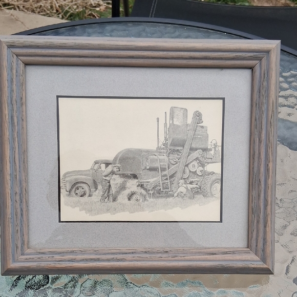 Greytak Mini-Images Rustic Double Framed Black & Gray Pencil Sketches - Picture 3 of 16